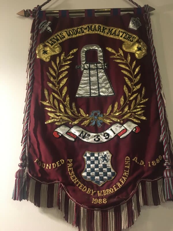 The Lewis Mark Lodge banner